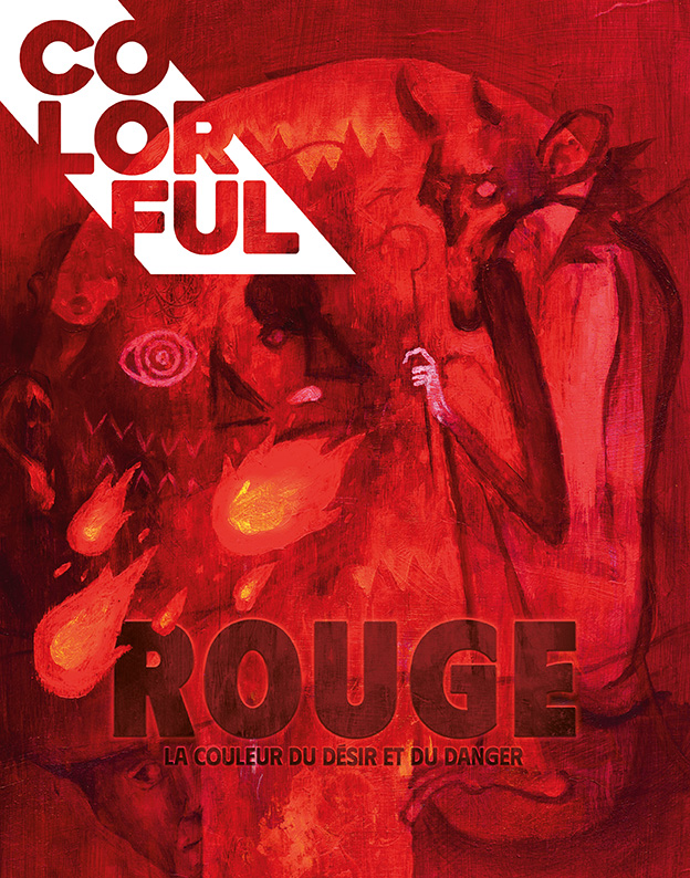 Cover of the Red issue of Colorful Magazine